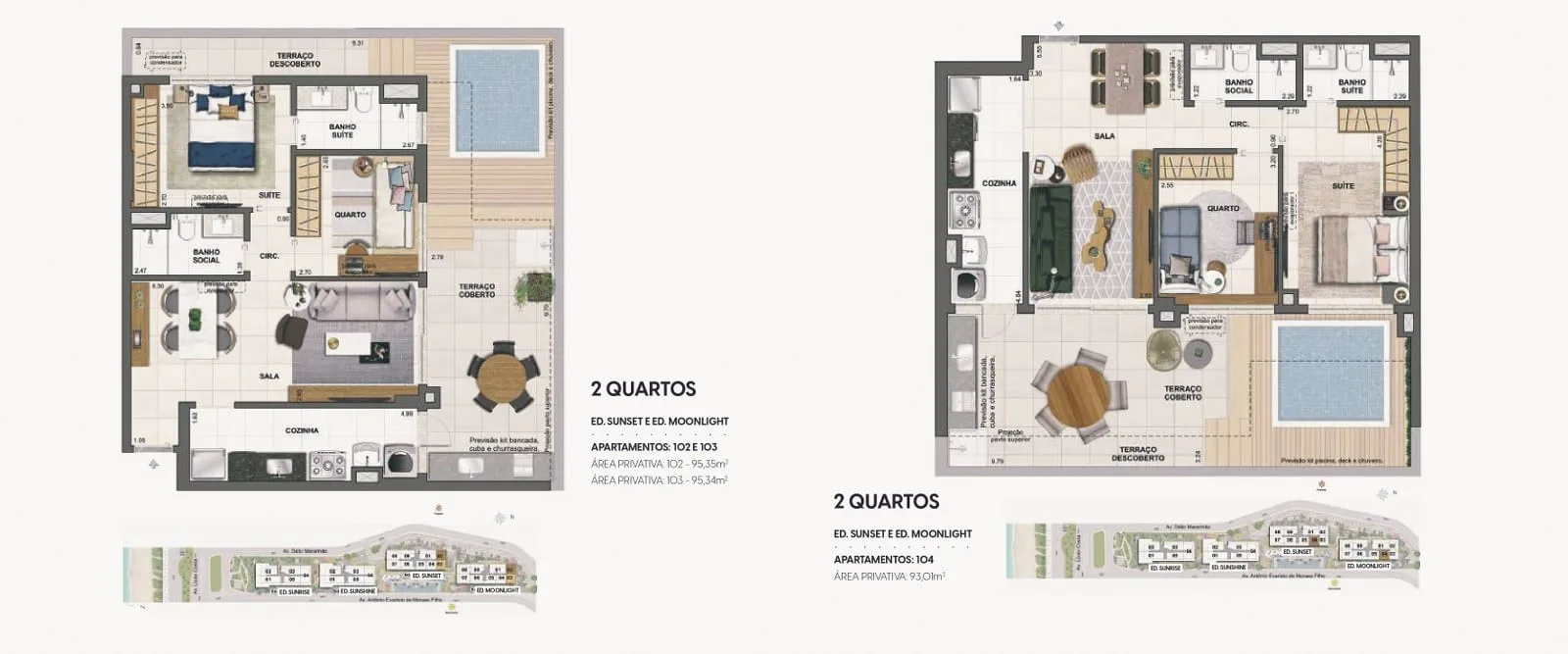 Planta 9: Wave By Yoo Barra, apartamento de alto padrão na Barra da Tijuca, Rio de Janeiro