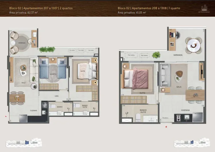 Planta 21: Symphony Residences Flamengo, apartamento de alto padrão no Flamengo, Rio de Janeiro