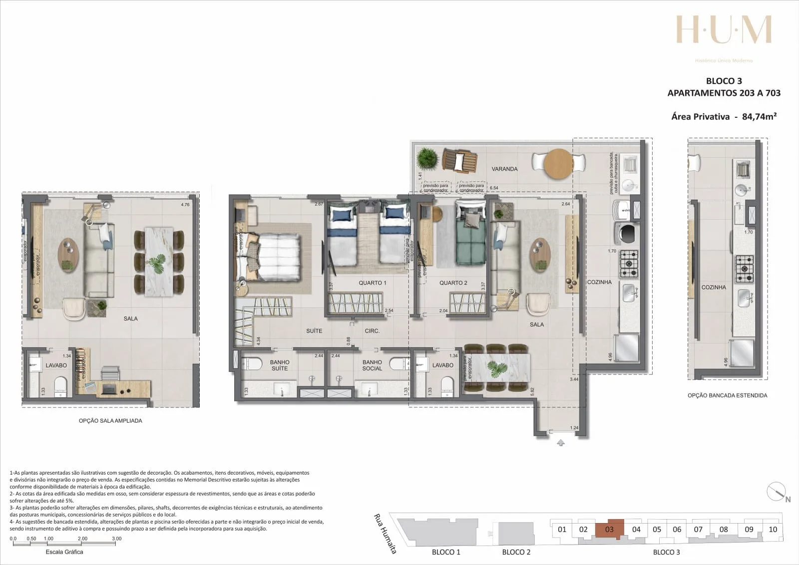 Planta 10: Hum Humaitá, apartamento de alto padrão em Outro, Rio de Janeiro