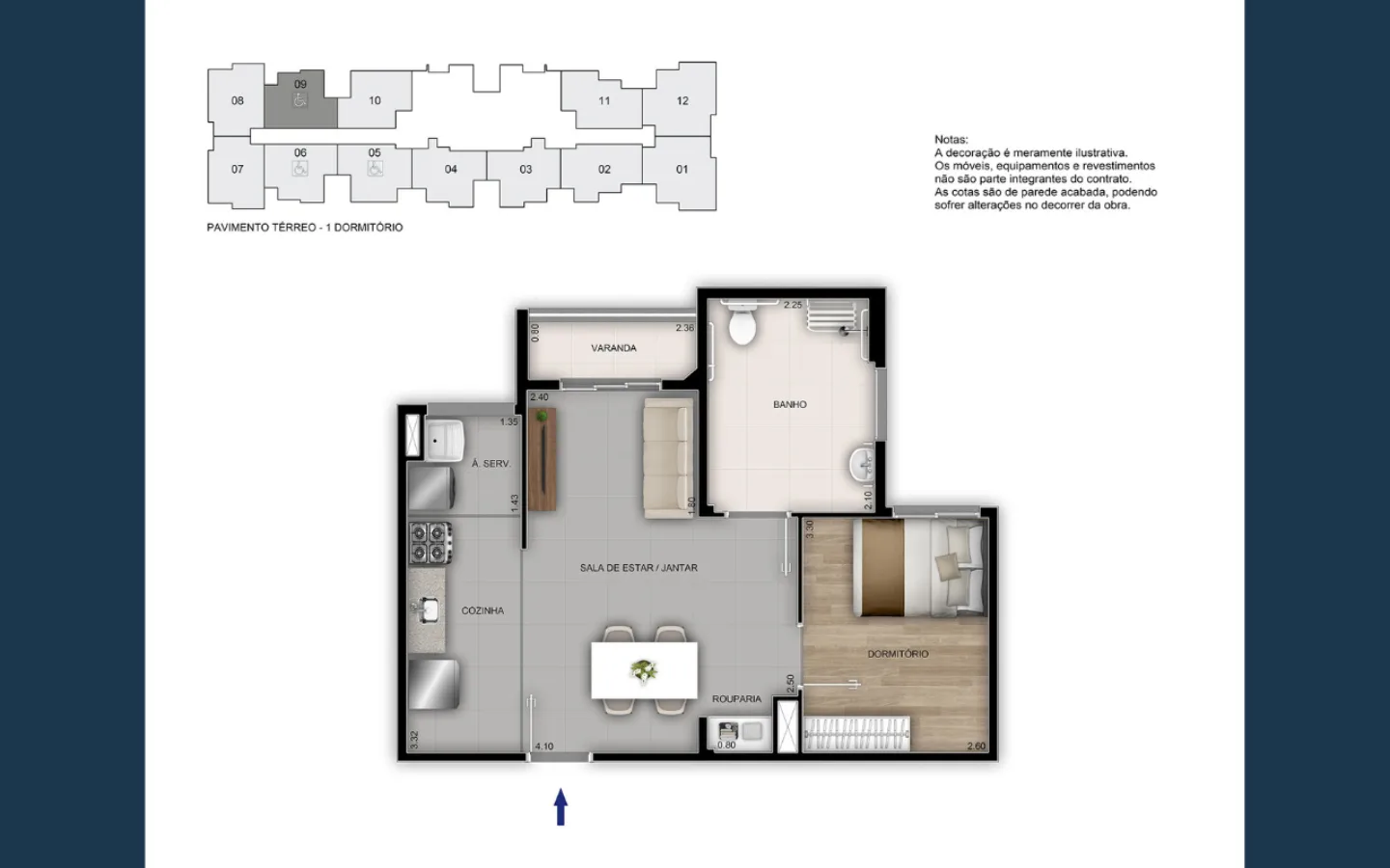 Planta 2: Orla Recreio Praia do Pontal, apartamento de alto padrão no Recreio dos Bandeirantes, Rio de Janeiro