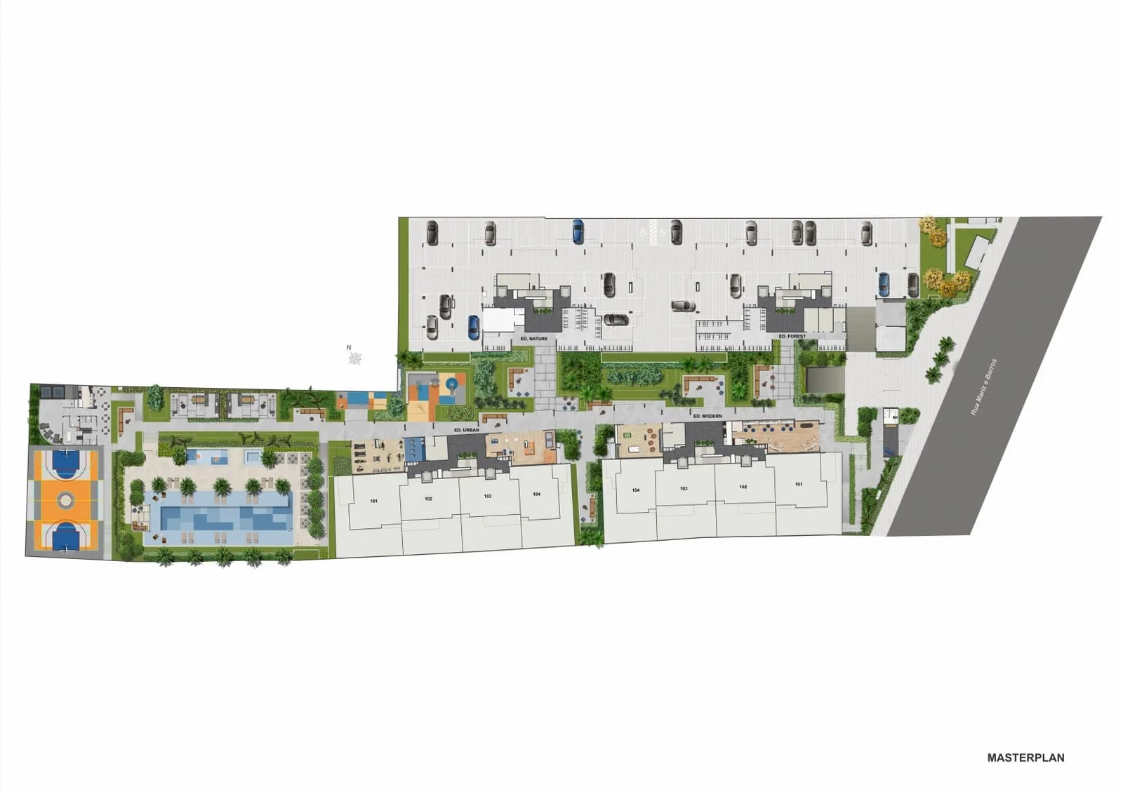 Planta 1: Atmosfera Condominium Park, apartamento de alto padrão na Tijuca, Rio de Janeiro