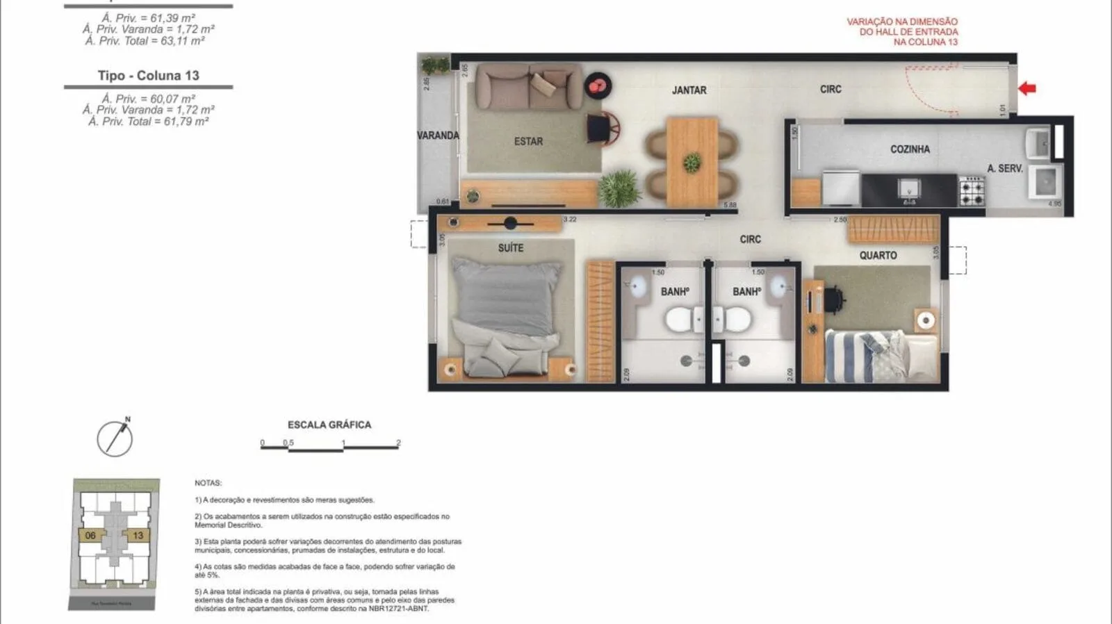 Planta 10: Mode Freguesia, apartamento de alto padrão em Outro, Rio de Janeiro