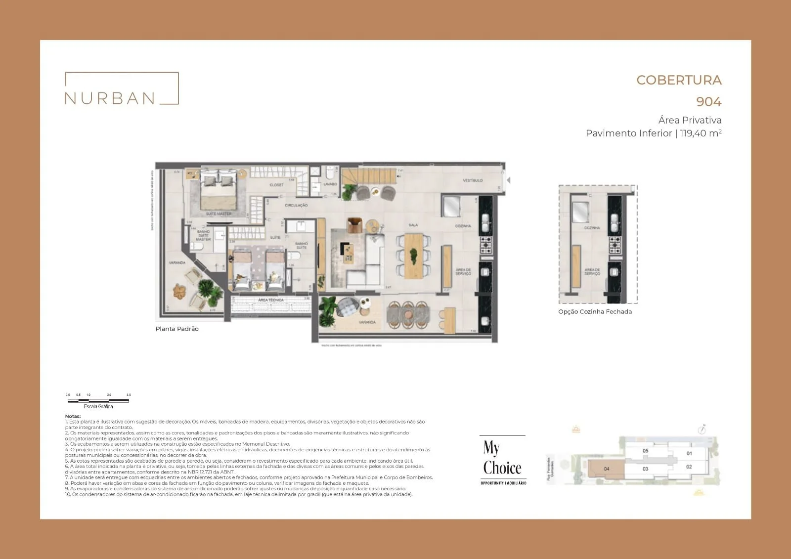 Planta 13: Nurban Botafogo, apartamento de alto padrão em Botafogo, Rio de Janeiro
