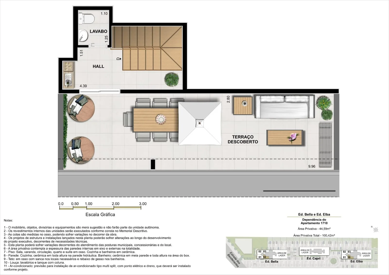 Planta 23: Murano Residencial, apartamento de alto padrão na Barra Olímpica, Rio de Janeiro