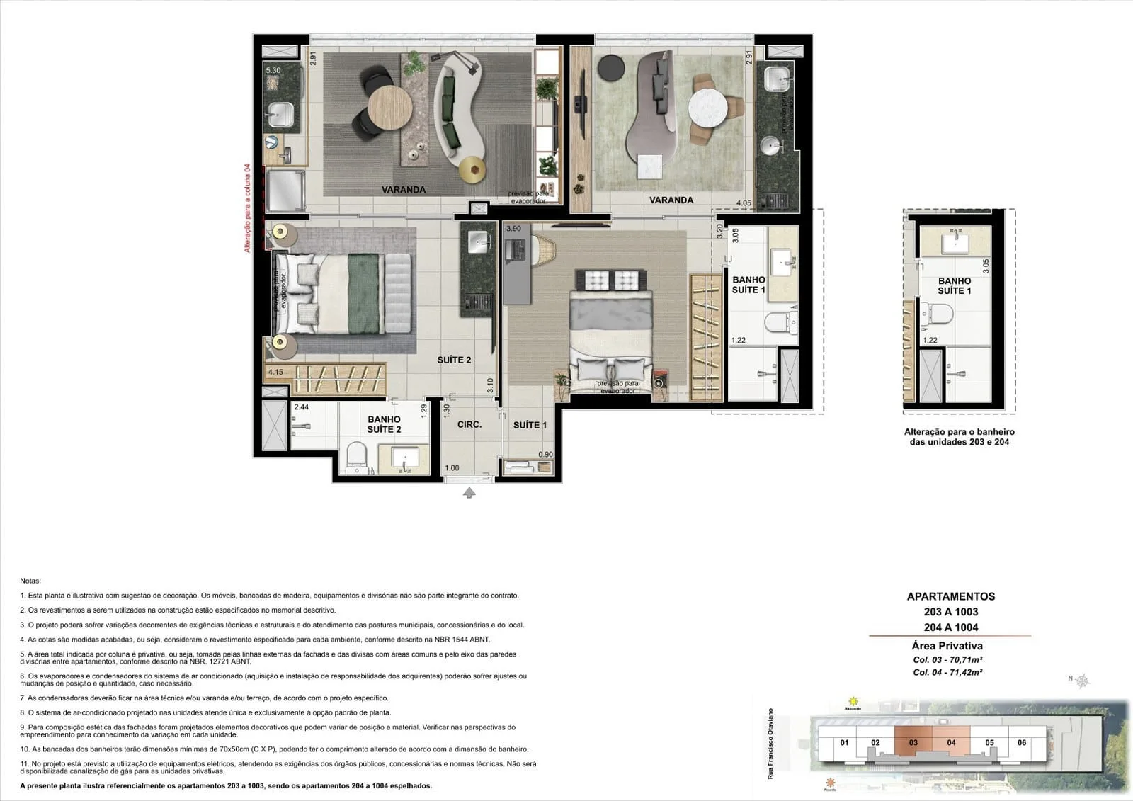 Planta 13: On The Sea, apartamento de alto padrão no Arpoador, Rio de Janeiro