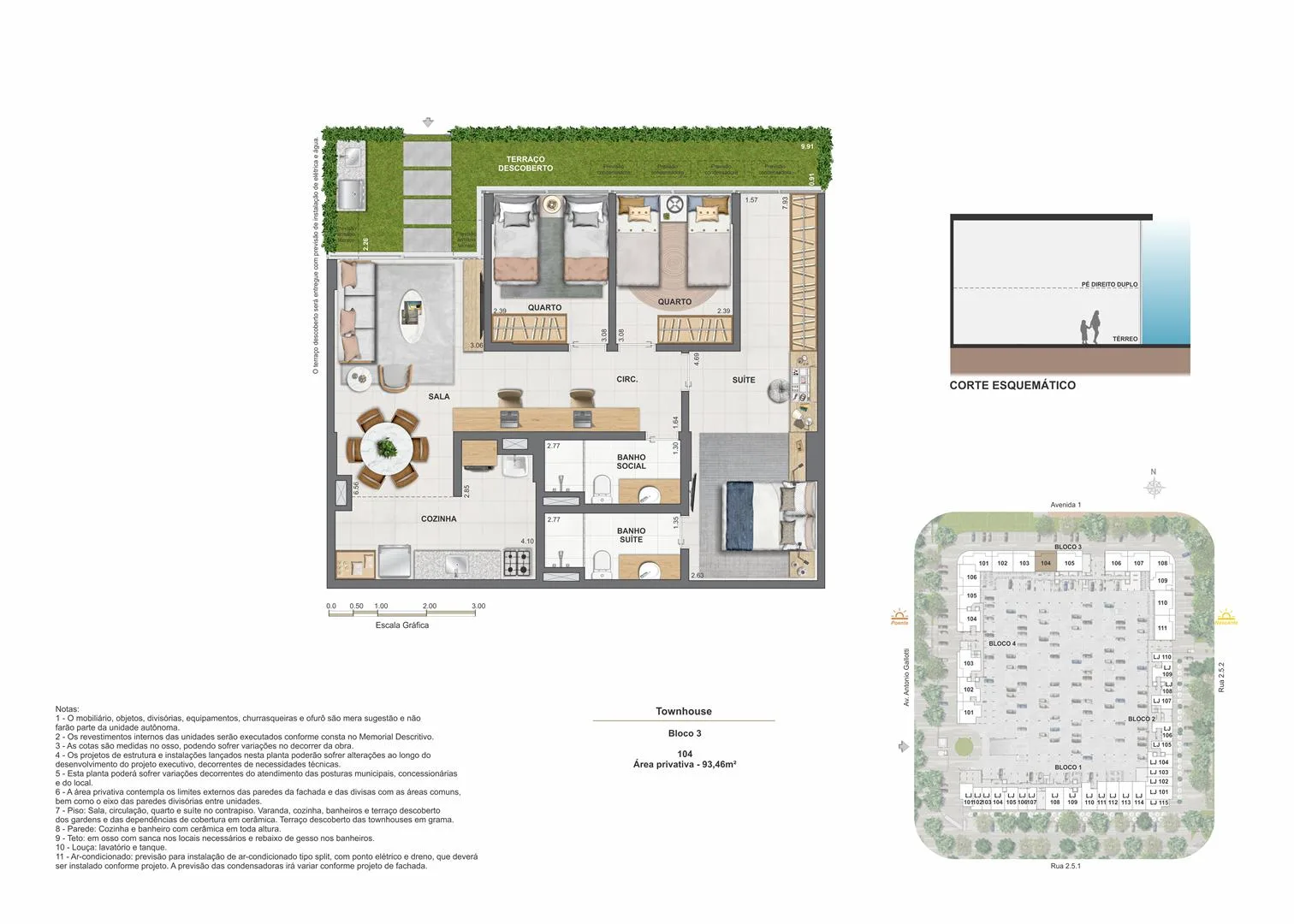 Planta 16: Arte Wood Residences, apartamento de alto padrão na Barra Olímpica, Rio de Janeiro