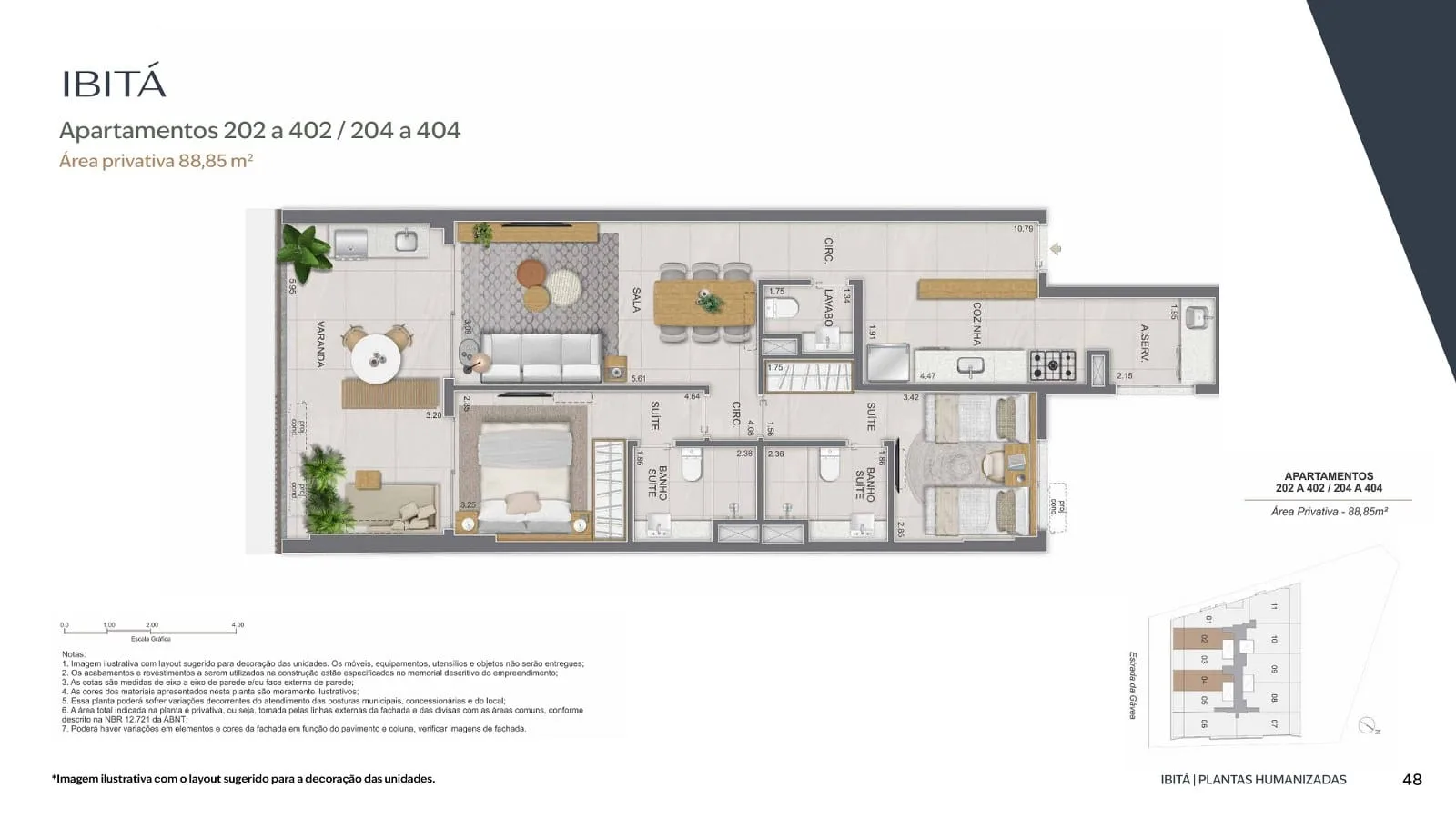Planta 11: Ibitá São Conrado, apartamento de alto padrão em Outro, Rio de Janeiro