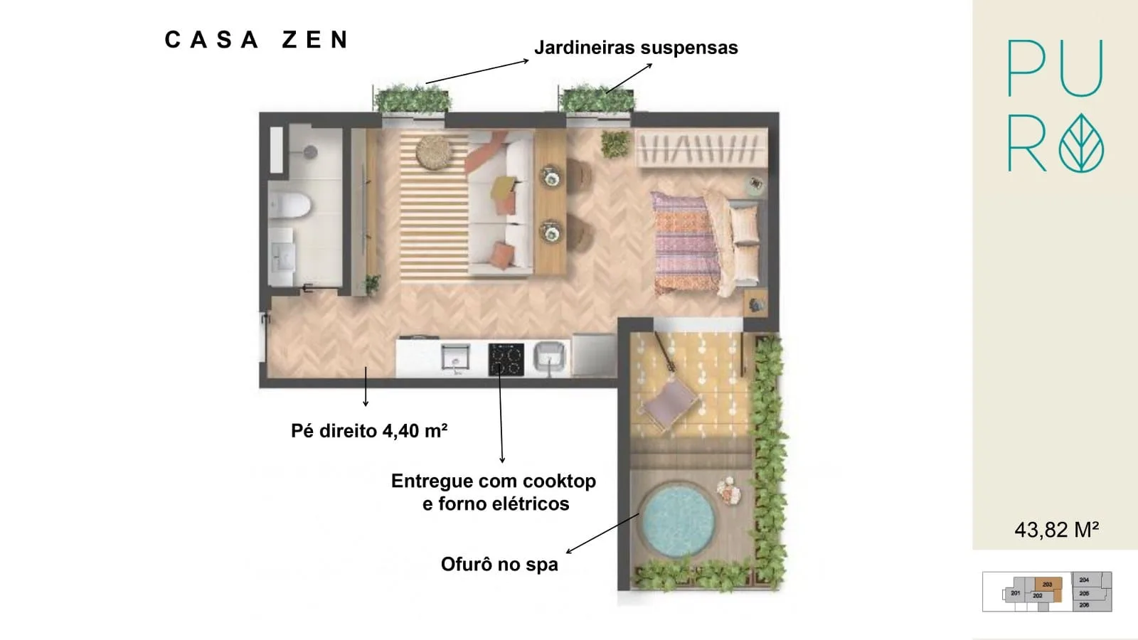 Planta 12: Puro Jardim Botânico, casa de alto padrão no Jardim Botânico, Rio de Janeiro