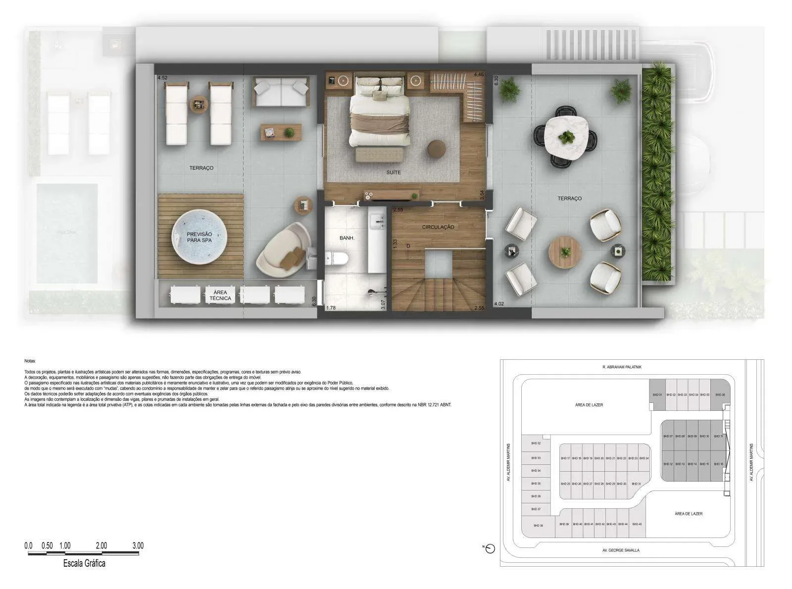 Planta 5: Barra Home Design, casa de alto padrão na Barra da Tijuca, Rio de Janeiro