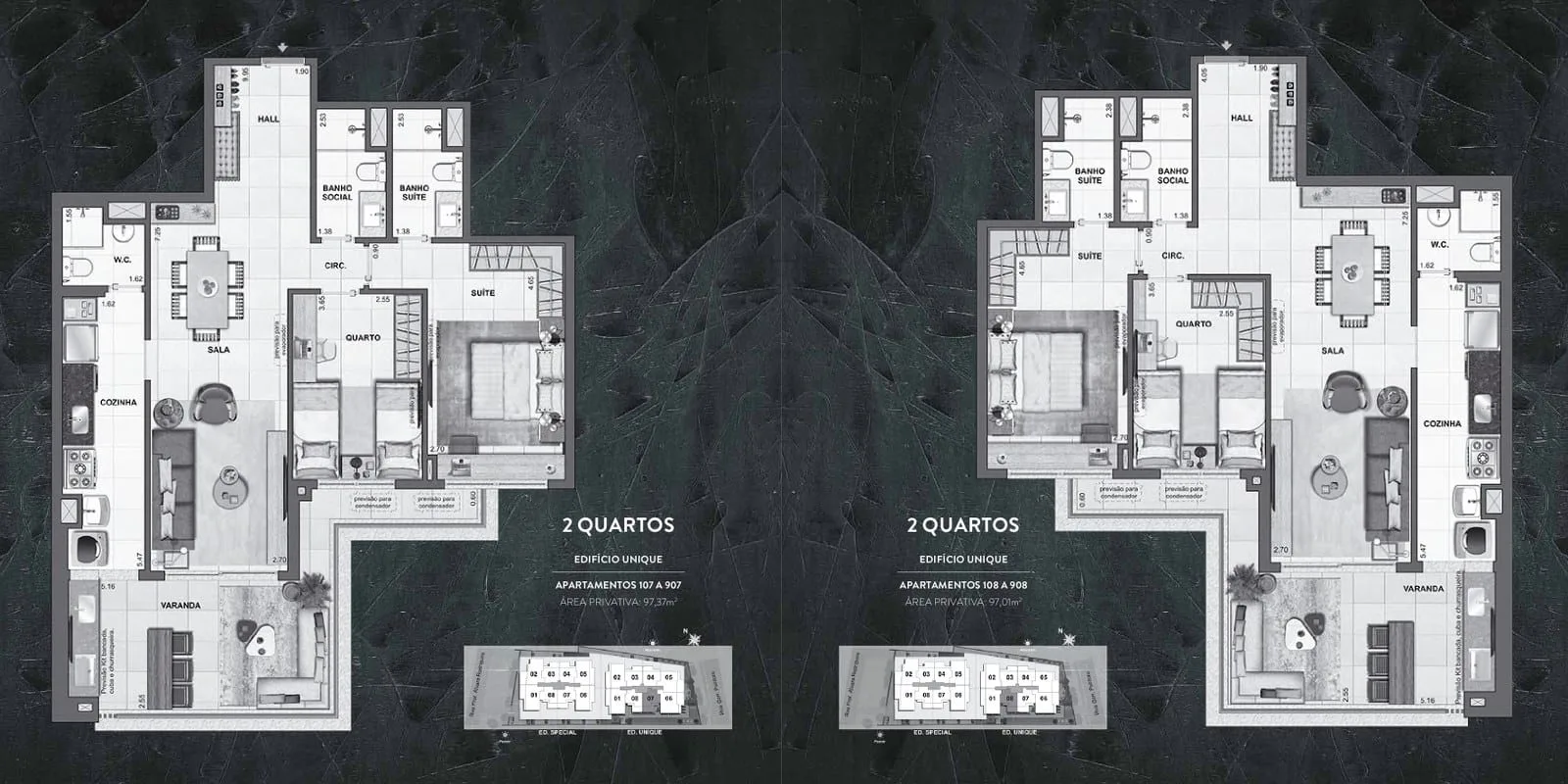 Planta 15: Easy Botafogo, apartamento de alto padrão em Botafogo, Rio de Janeiro