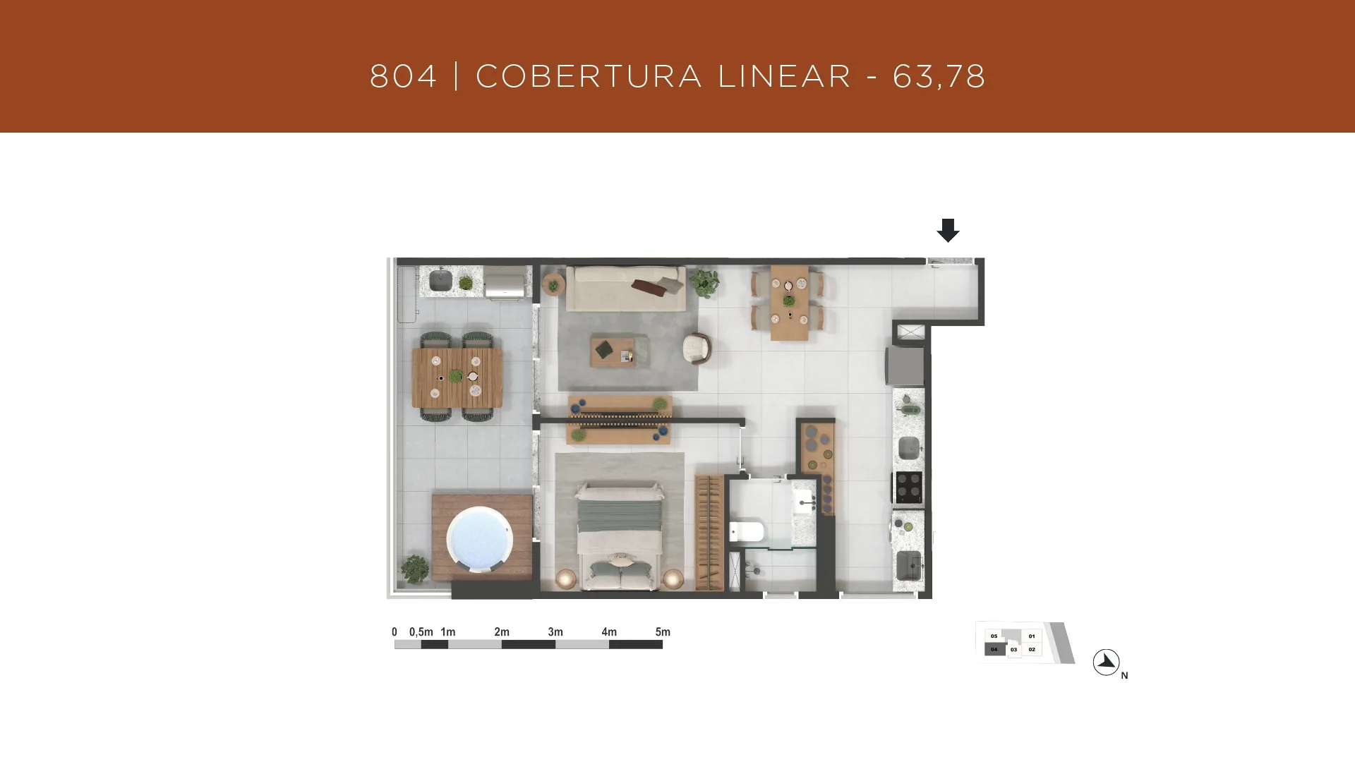 Planta 14: Gávea 99, apartamento de alto padrão na Gávea, Rio de Janeiro