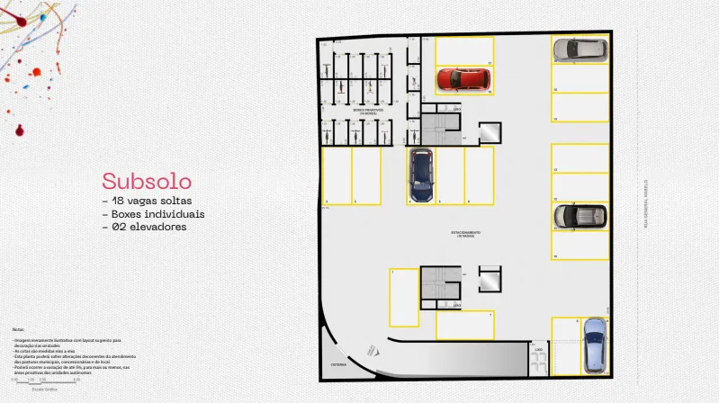 Planta 1: Cora Gávea, apartamento de alto padrão na Gávea, Rio de Janeiro
