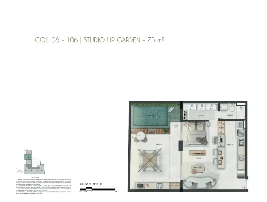 Planta 7: Satamini 12, apartamento de alto padrão na Tijuca, Rio de Janeiro