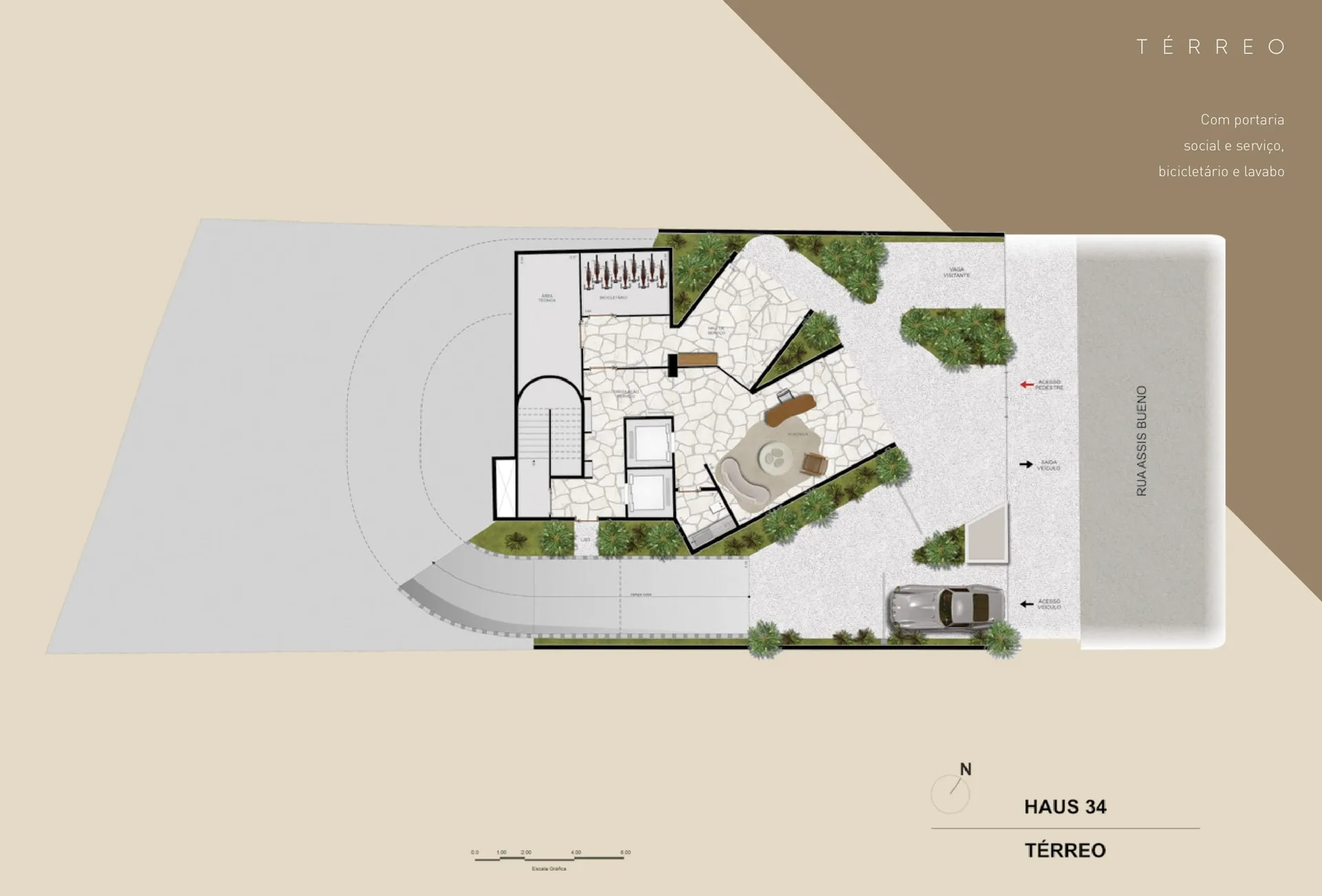 Planta 7: Haus 34 Botafogo, apartamento de alto padrão em Botafogo, Rio de Janeiro