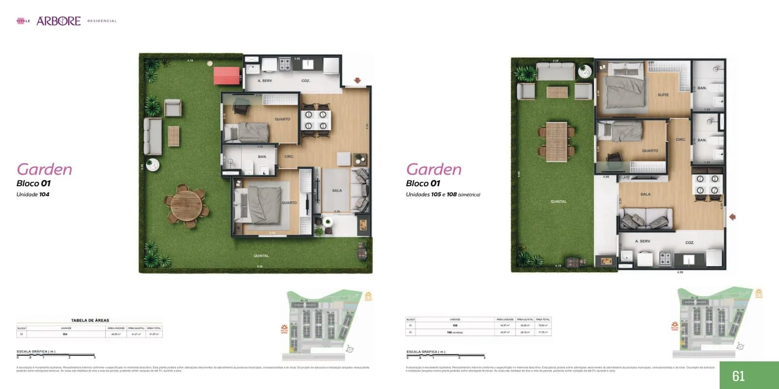 Planta 2: Árbore Camorim Residencial, apartamento de alto padrão em Outro, Rio de Janeiro