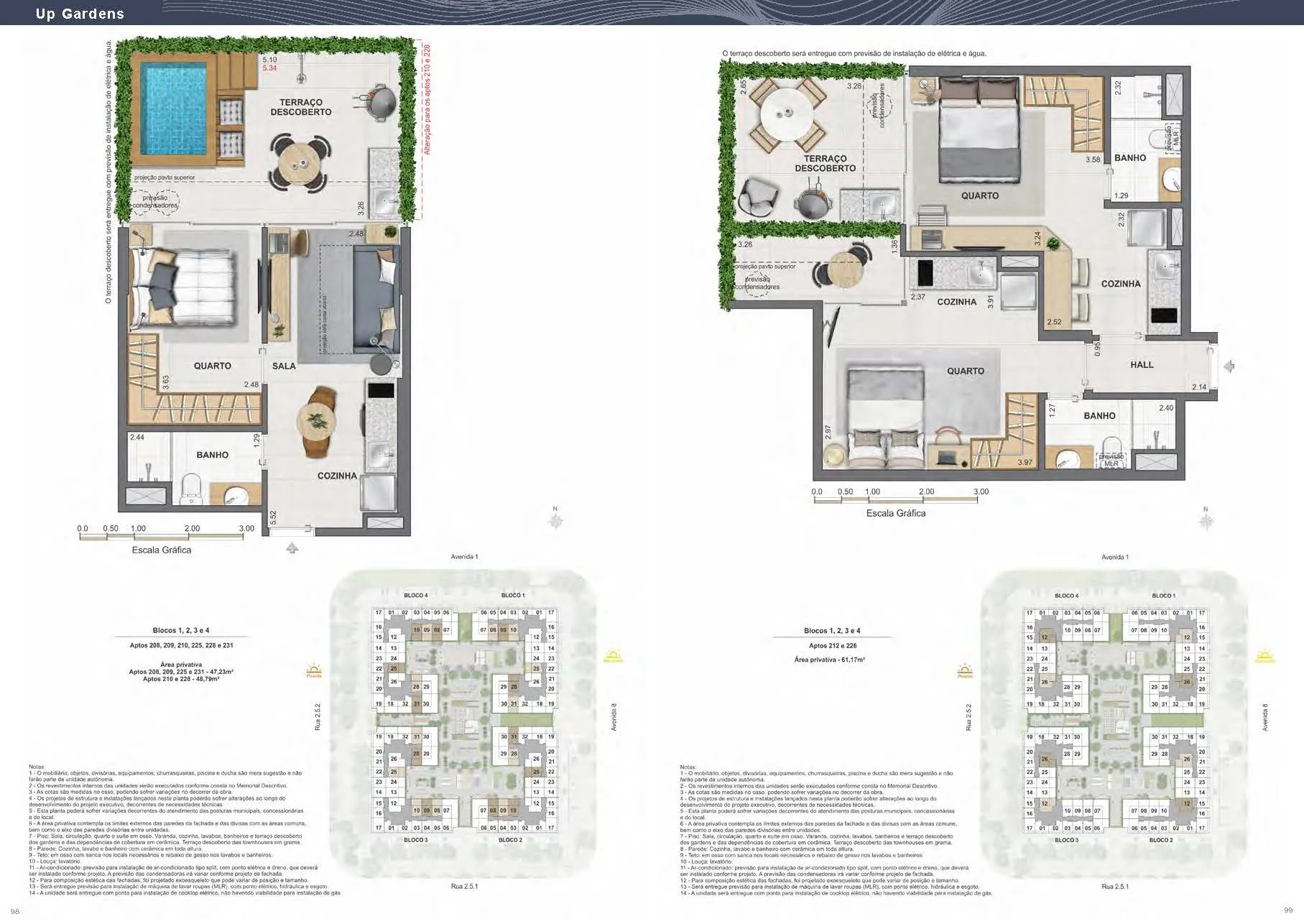 Planta 7: Arte Wave Residences, studio de alto padrão na Barra da Tijuca, Rio de Janeiro