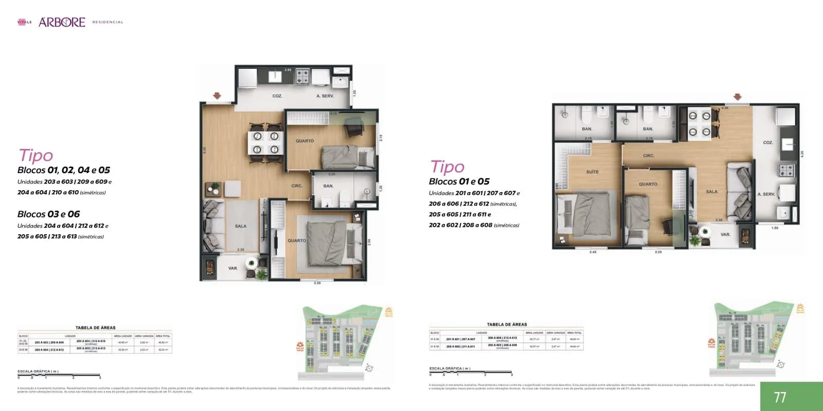 Planta 10: Árbore Camorim Residencial, apartamento de alto padrão em Outro, Rio de Janeiro
