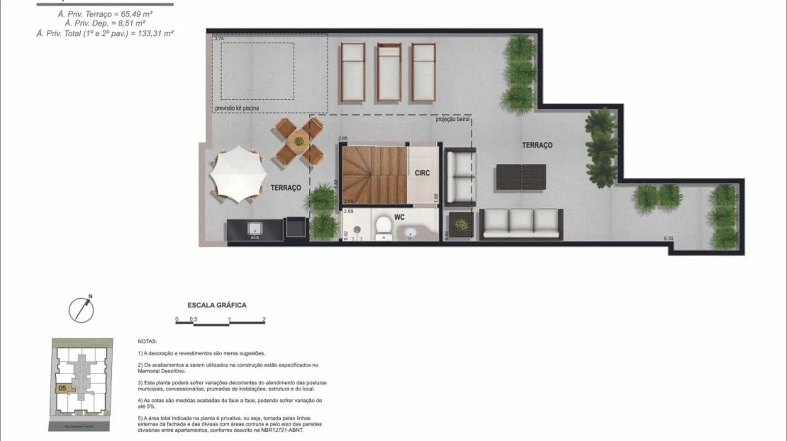 Planta 2: Mode Freguesia, apartamento de alto padrão em Outro, Rio de Janeiro
