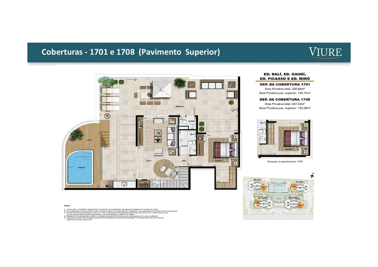 Planta 9: Viure Ilha Pura, apartamento de alto padrão na Barra da Tijuca, Rio de Janeiro
