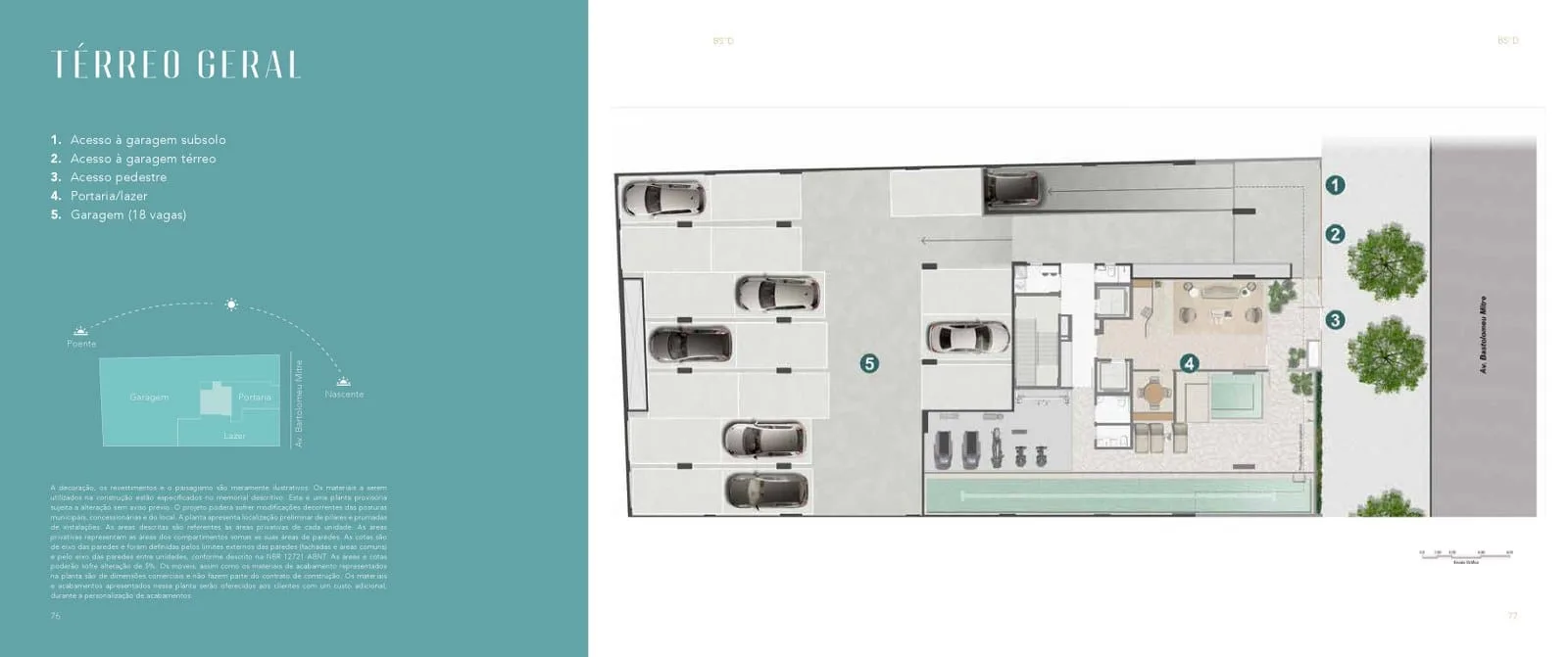 Planta 2: Areia Leblon, apartamento de alto padrão no Leblon, Rio de Janeiro