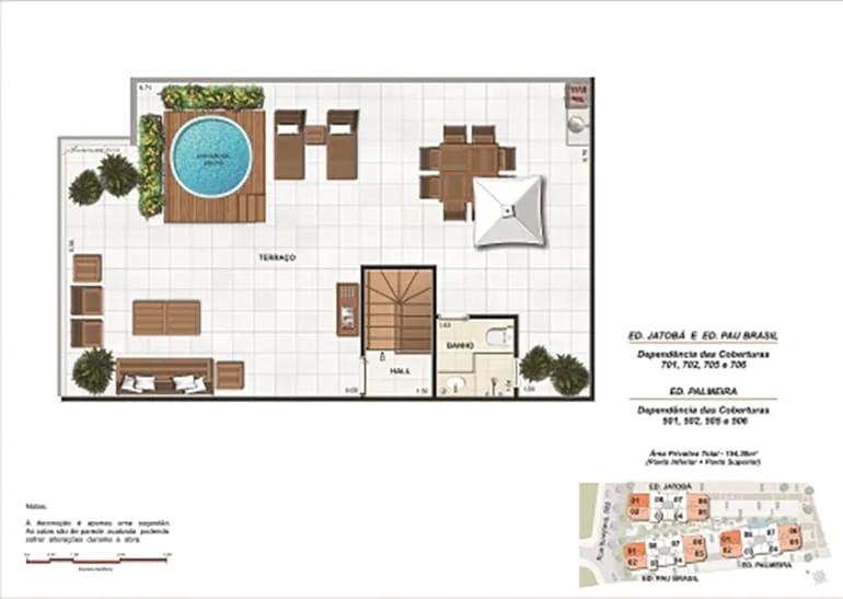 Planta 4: Grand Village Freguesia Residence Club, apartamento de alto padrão em Outro, Rio de Janeiro