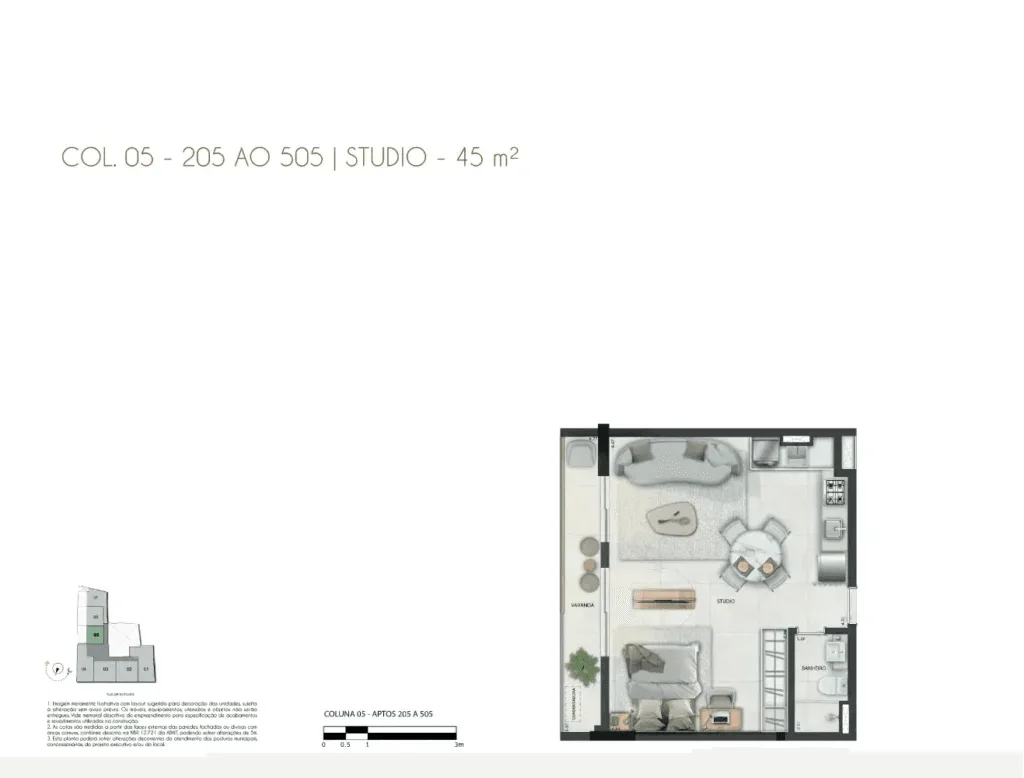 Planta 6: Satamini 12, apartamento de alto padrão na Tijuca, Rio de Janeiro