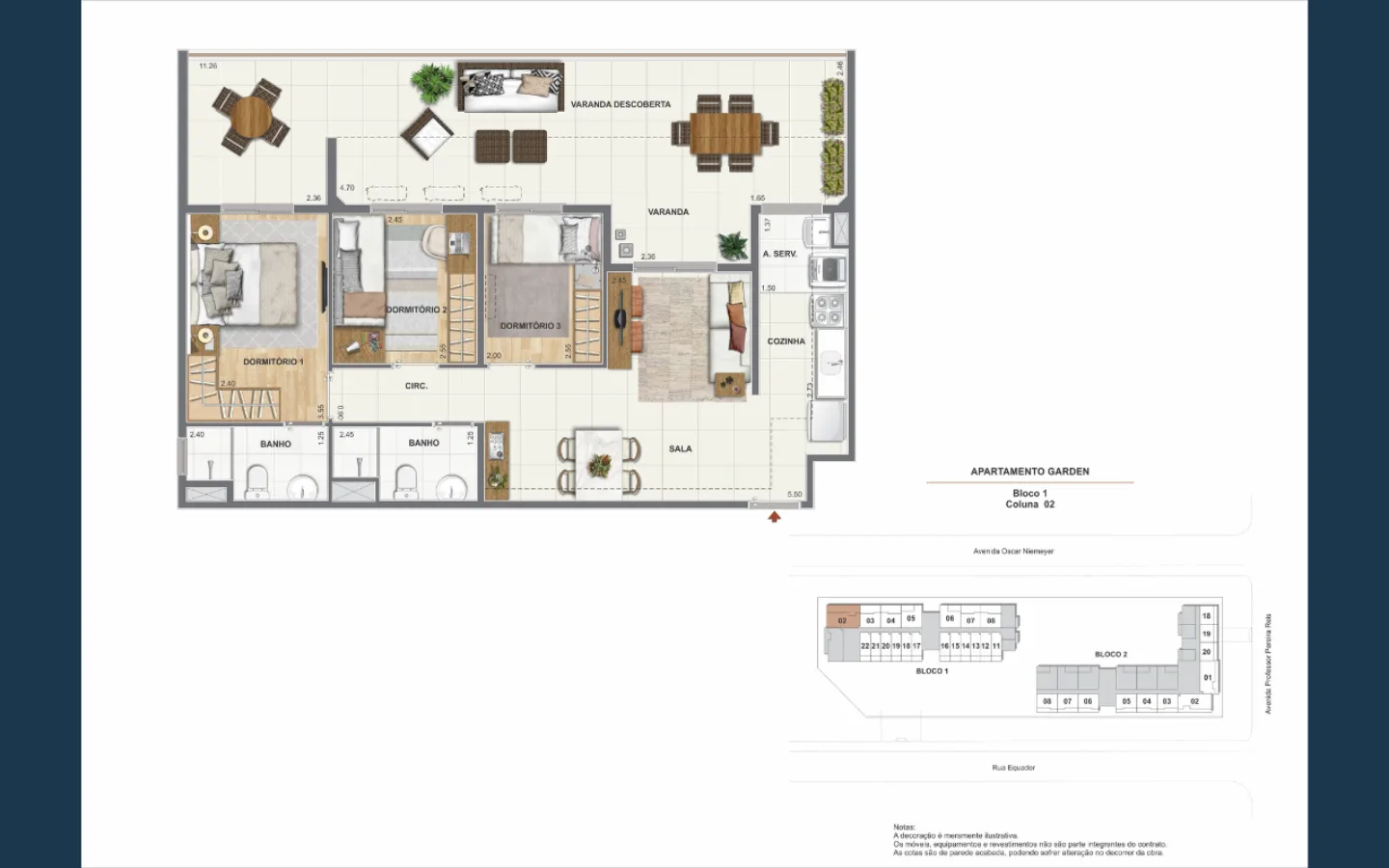Planta 4: Epicentro Residencial Porto Maravilha, studio de alto padrão no Centro, Rio de Janeiro
