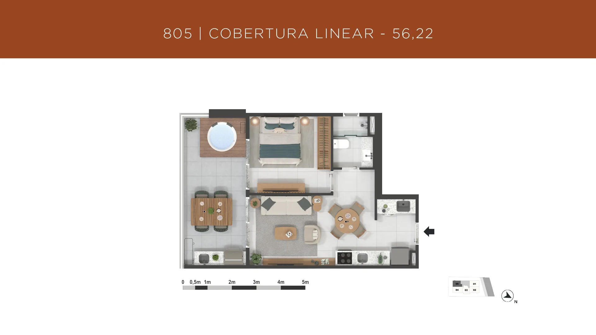 Planta 15: Gávea 99, apartamento de alto padrão na Gávea, Rio de Janeiro