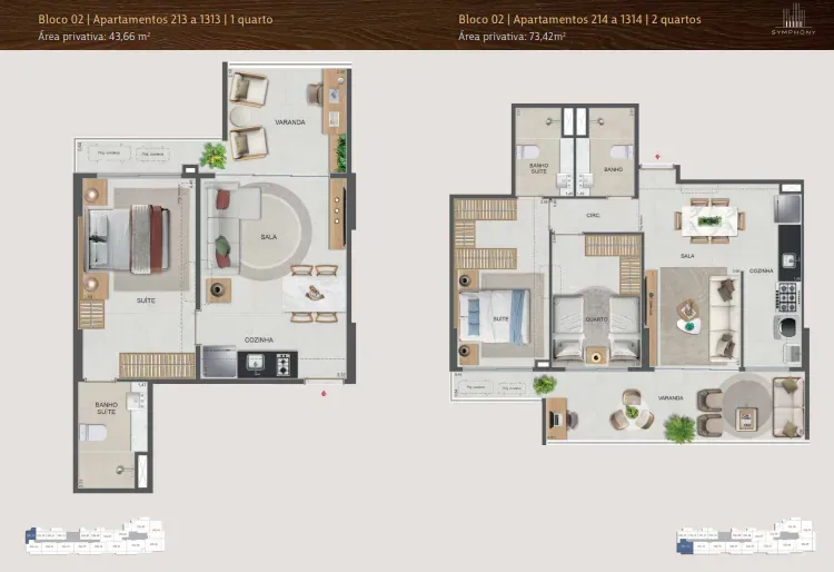 Planta 24: Symphony Residences Flamengo, apartamento de alto padrão no Flamengo, Rio de Janeiro