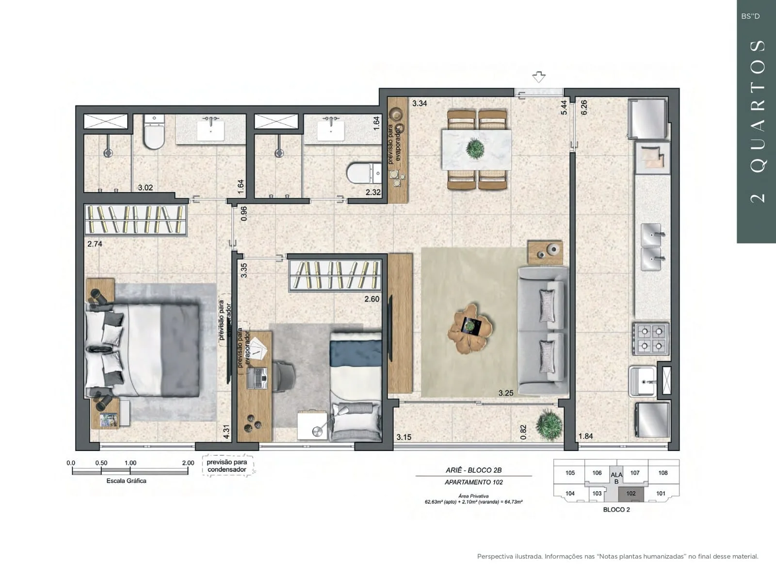 Planta 10: Parque Sustentável da Gávea, apartamento de alto padrão na Gávea, Rio de Janeiro