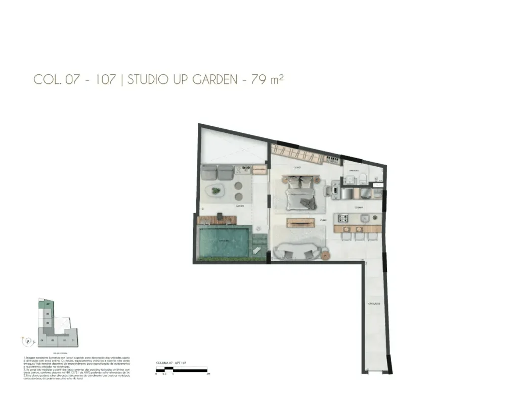 Planta 9: Satamini 12, apartamento de alto padrão na Tijuca, Rio de Janeiro