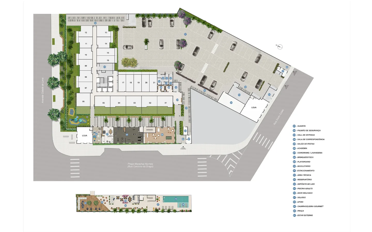 Planta 7: Arcos do Porto Residencial, studio de alto padrão no Centro, Rio de Janeiro