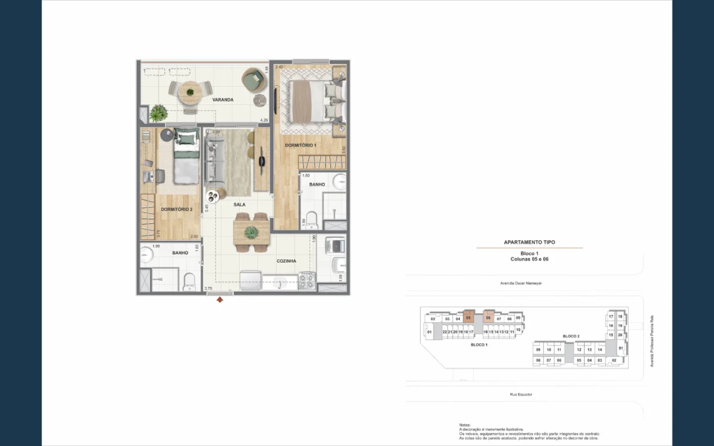 Planta 6: Epicentro Residencial Porto Maravilha, studio de alto padrão no Centro, Rio de Janeiro