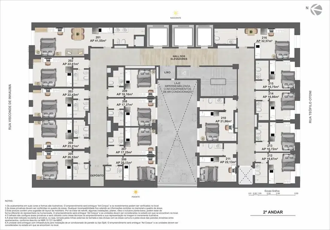 Planta 4: Casa Mauá Residencial, studio de alto padrão no Centro, Rio de Janeiro