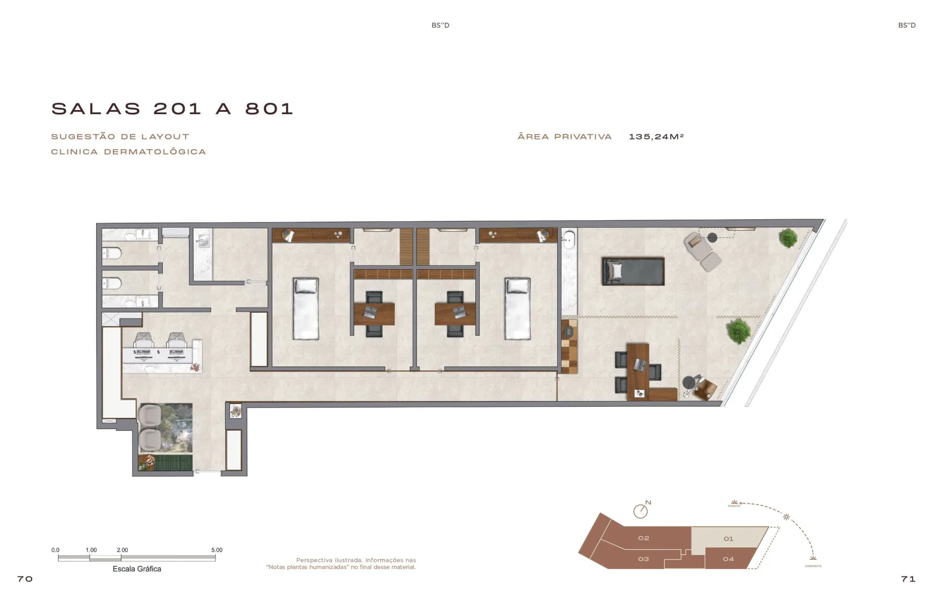 Planta 8: Afrânio Leblon, loft de alto padrão no Leblon, Rio de Janeiro