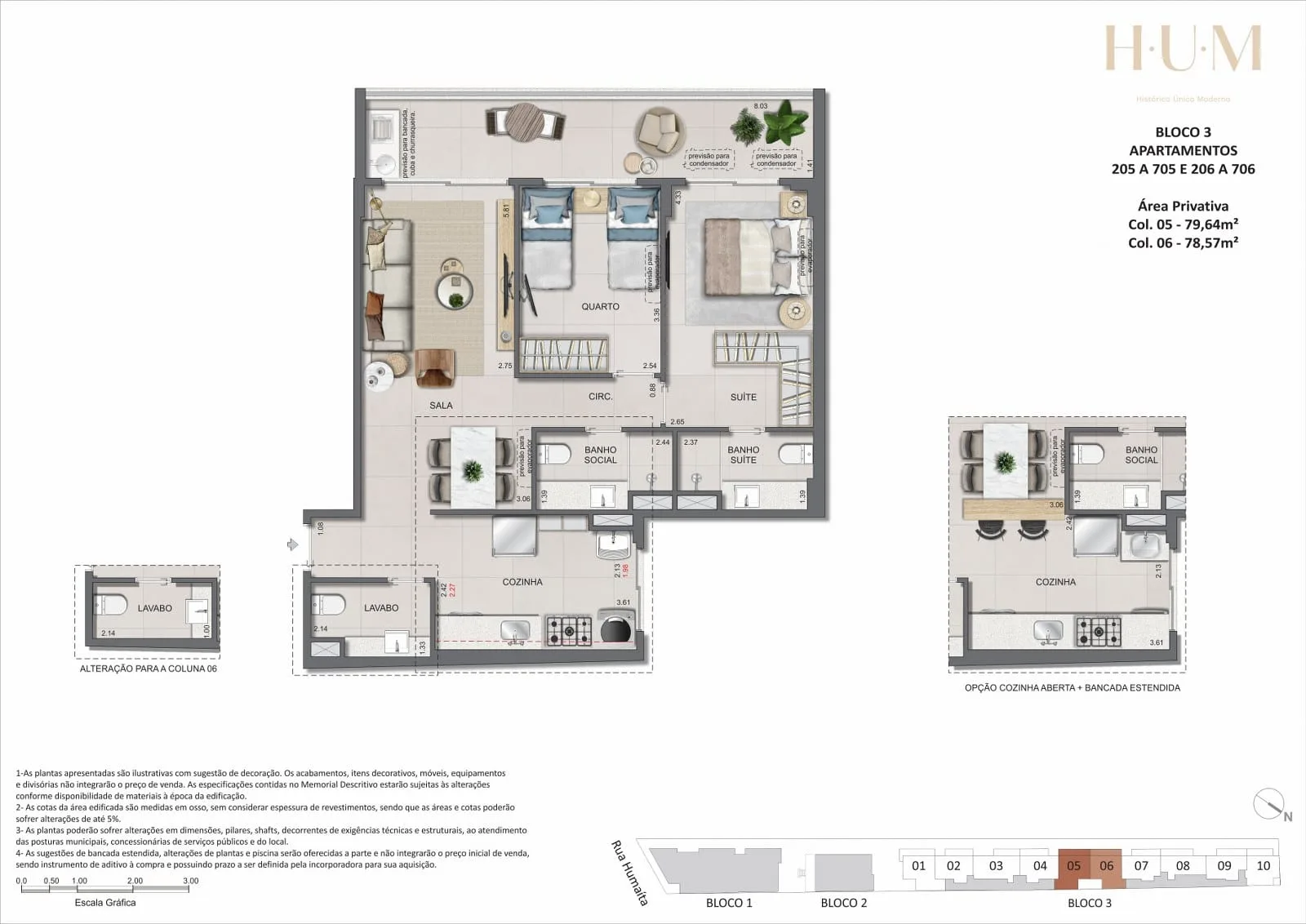 Planta 15: Hum Humaitá, apartamento de alto padrão em Outro, Rio de Janeiro
