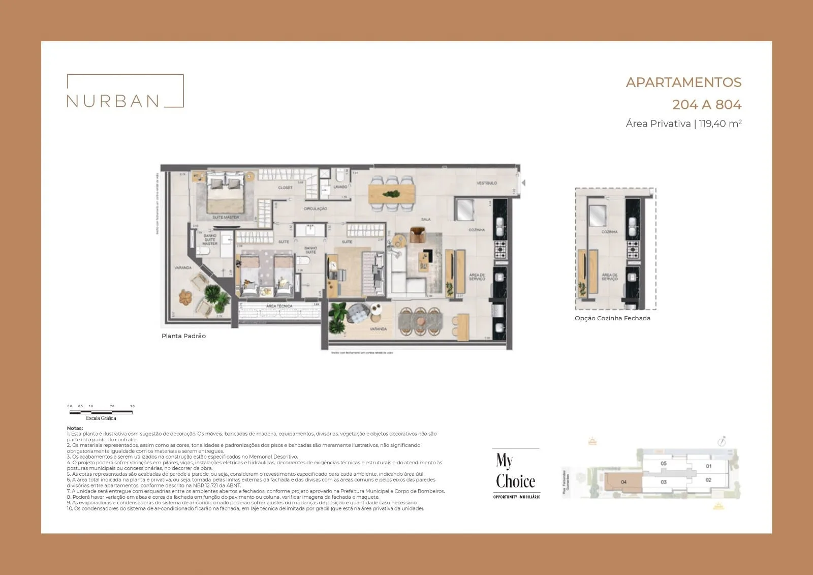 Planta 5: Nurban Botafogo, apartamento de alto padrão em Botafogo, Rio de Janeiro