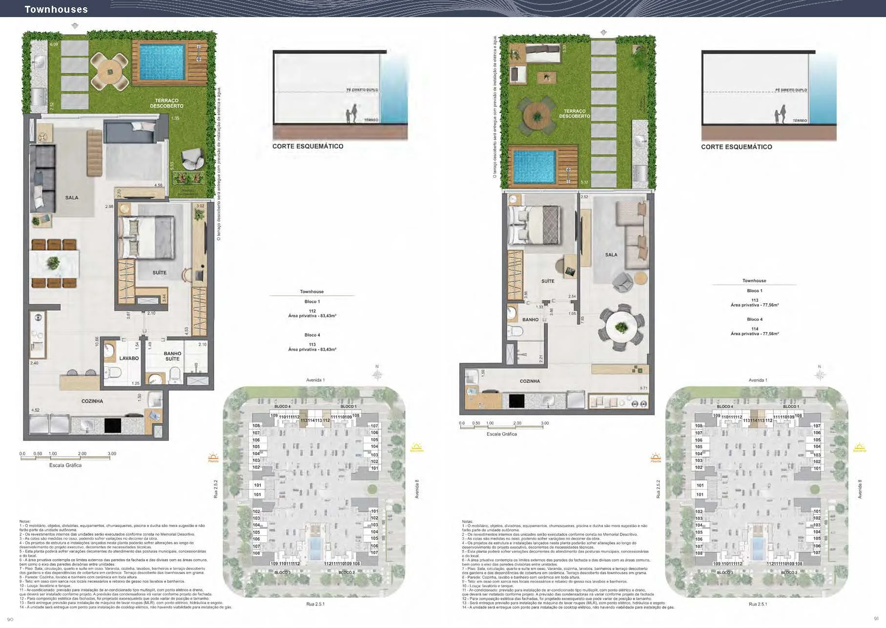 Planta 4: Arte Wave Residences, studio de alto padrão na Barra da Tijuca, Rio de Janeiro