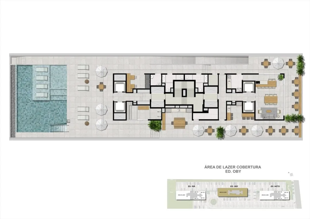 Planta 14: Etehe Residencial, apartamento de alto padrão na Barra da Tijuca, Rio de Janeiro