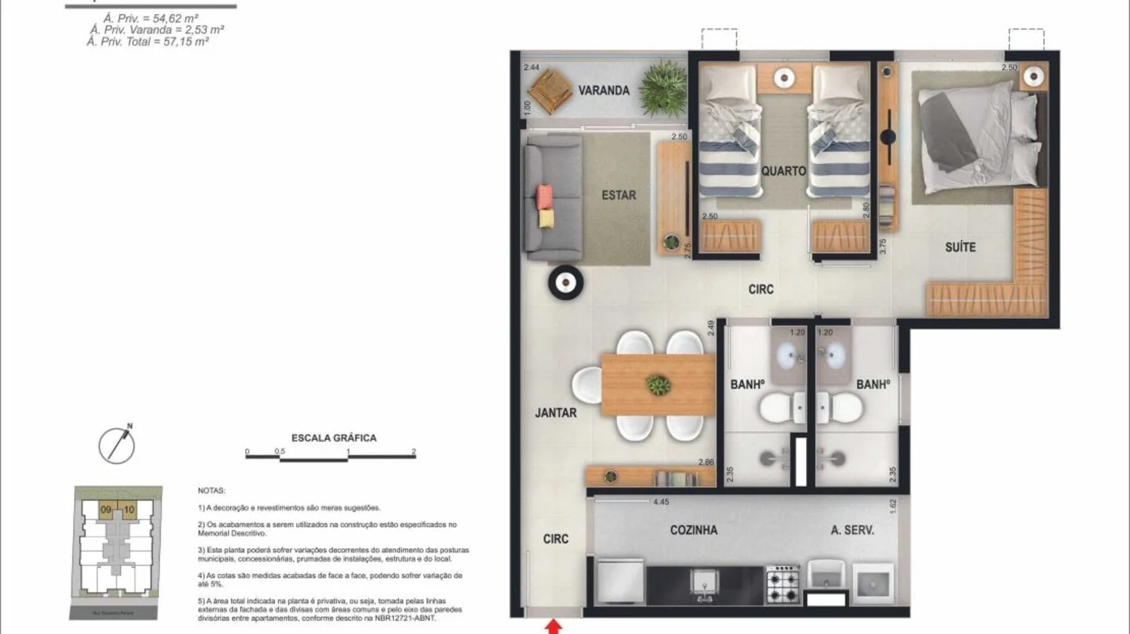 Planta 13: Mode Freguesia, apartamento de alto padrão em Outro, Rio de Janeiro