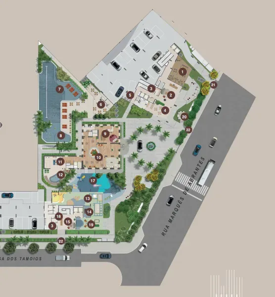 Planta 2: Symphony Residences Flamengo, apartamento de alto padrão no Flamengo, Rio de Janeiro