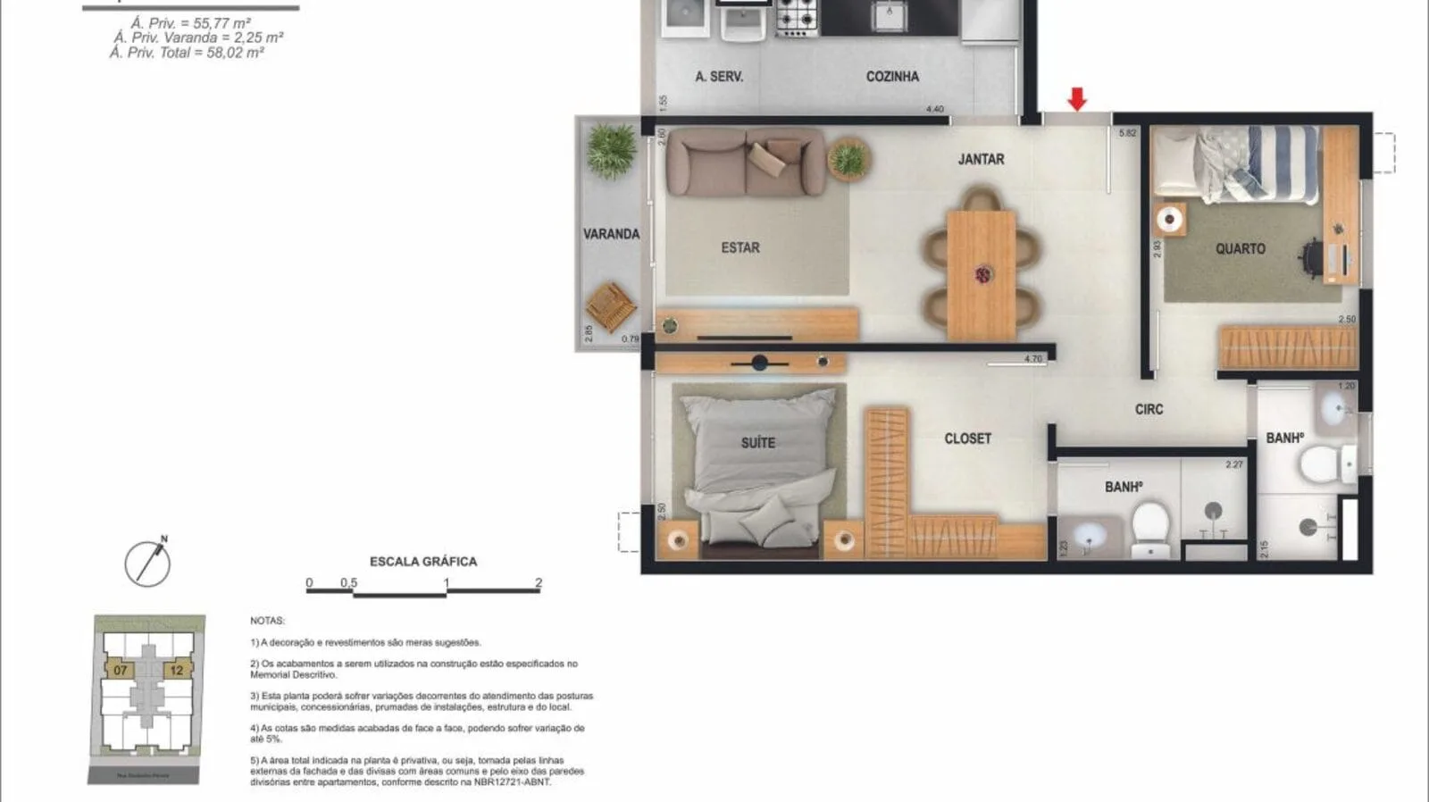 Planta 11: Mode Freguesia, apartamento de alto padrão em Outro, Rio de Janeiro