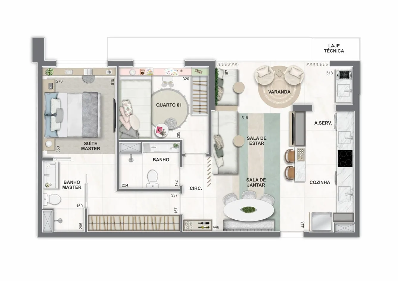 Planta 11: Icon Golf Residence, apartamento de alto padrão na Barra da Tijuca, Rio de Janeiro