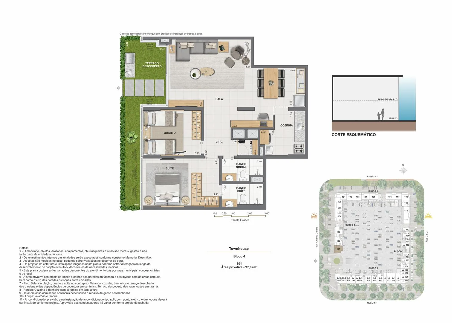 Planta 22: Arte Wood Residences, apartamento de alto padrão na Barra Olímpica, Rio de Janeiro