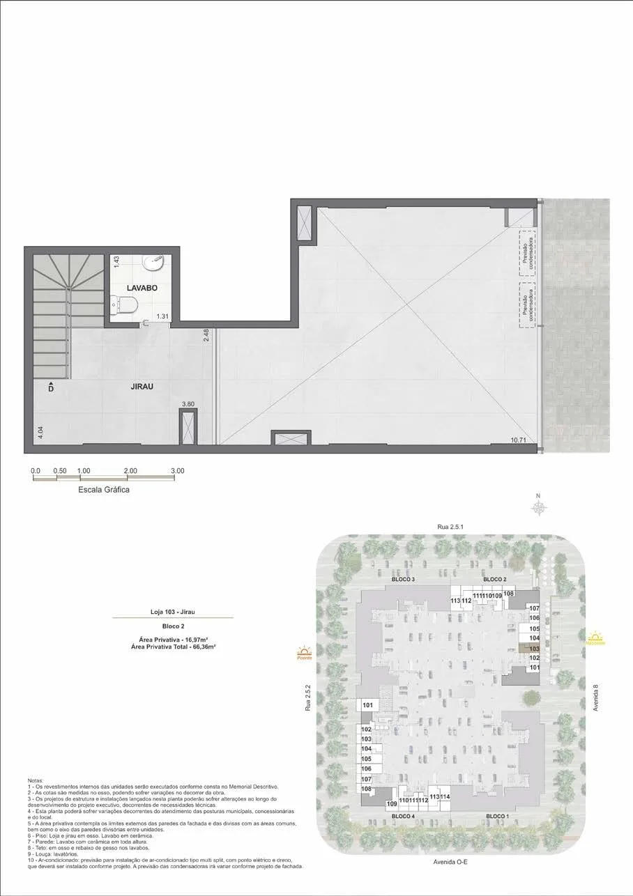 Planta 8: Arte Design Residencial, studio de alto padrão na Barra Olímpica, Rio de Janeiro