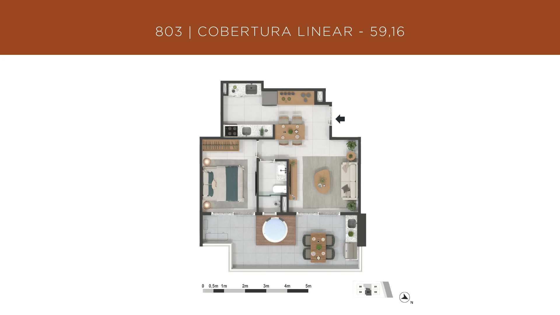 Planta 13: Gávea 99, apartamento de alto padrão na Gávea, Rio de Janeiro
