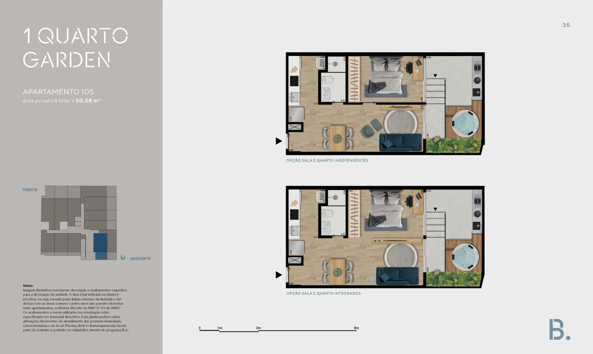 Planta 4: B.Lar Laranjeiras, apartamento de alto padrão em Laranjeiras, Rio de Janeiro