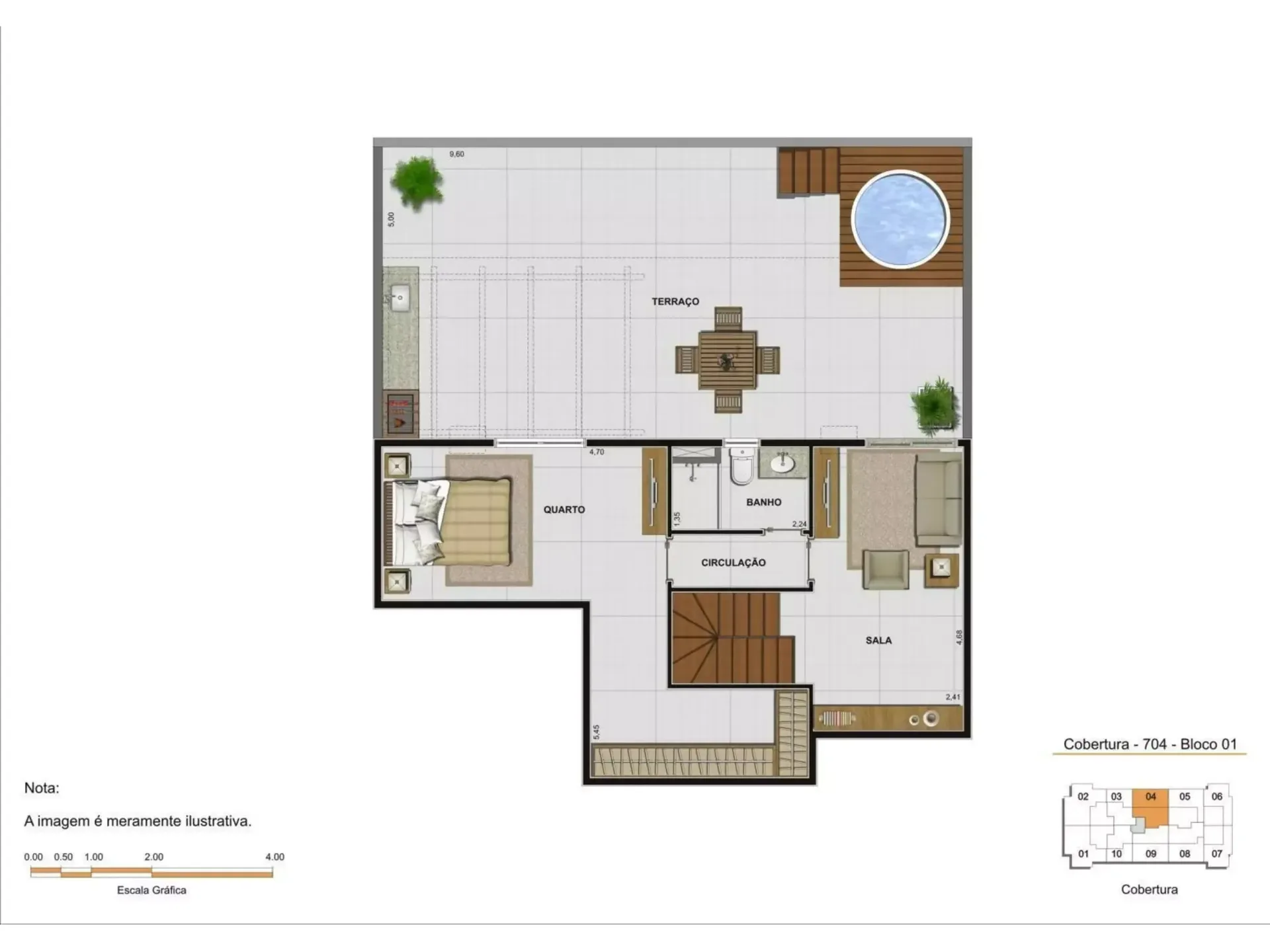 Planta 2: Village Vert Freguesia, apartamento de alto padrão em Outro, Rio de Janeiro