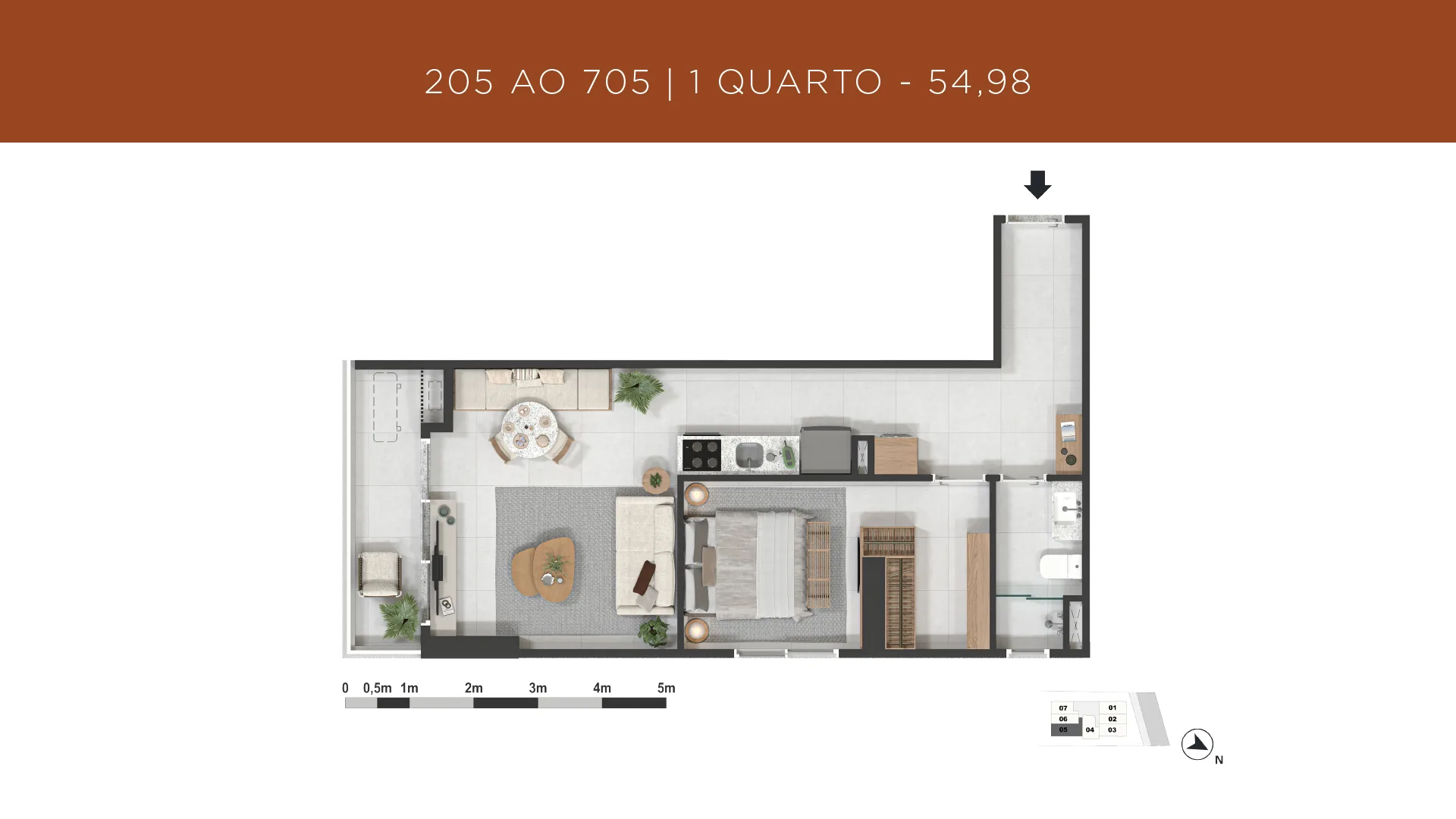 Planta 4: Gávea 99, apartamento de alto padrão na Gávea, Rio de Janeiro