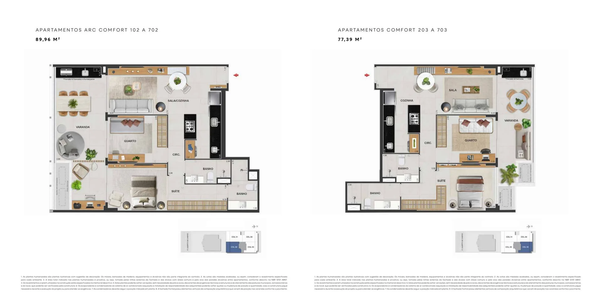 Planta 6: Arc Ipanema, apartamento de alto padrão em Ipanema, Rio de Janeiro